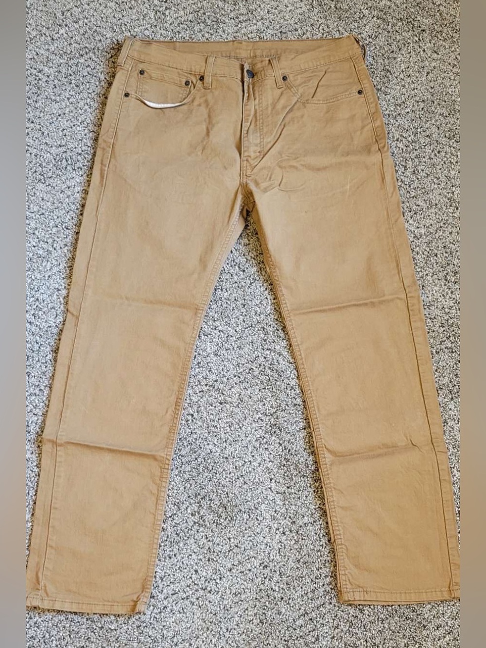 Levi’s 505 Tan Straight Leg Jeans | Men’s 36x32 Classic Fit